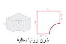 خزن زوايا سفلية
