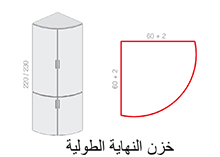 خزن النهاية الطولية