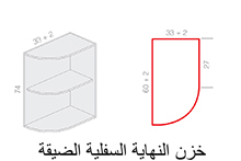 خزن النهاية السفلية الضيقة