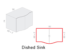 Dished Sink
